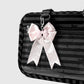 Keypus - Retro Polka Dot Bow Pendant Keychain