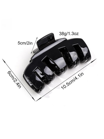 Beau - Soft Feel Arched Plastic Hair Styling Claw Clip