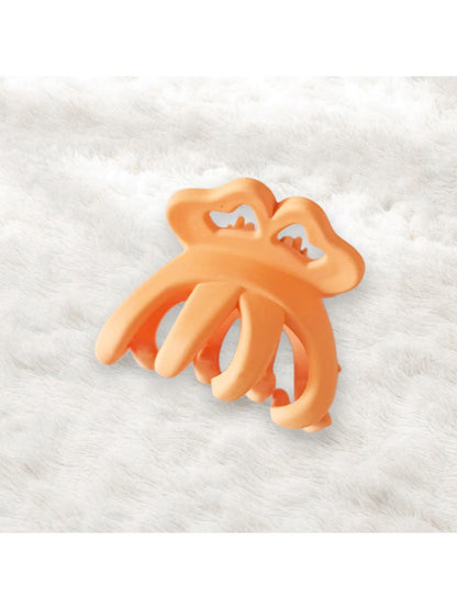 Beau - Fashion Crown Shaped Hollow Plastic Claw Clip