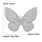 Brovia - Pave Style Butterfly Fashion Brooch