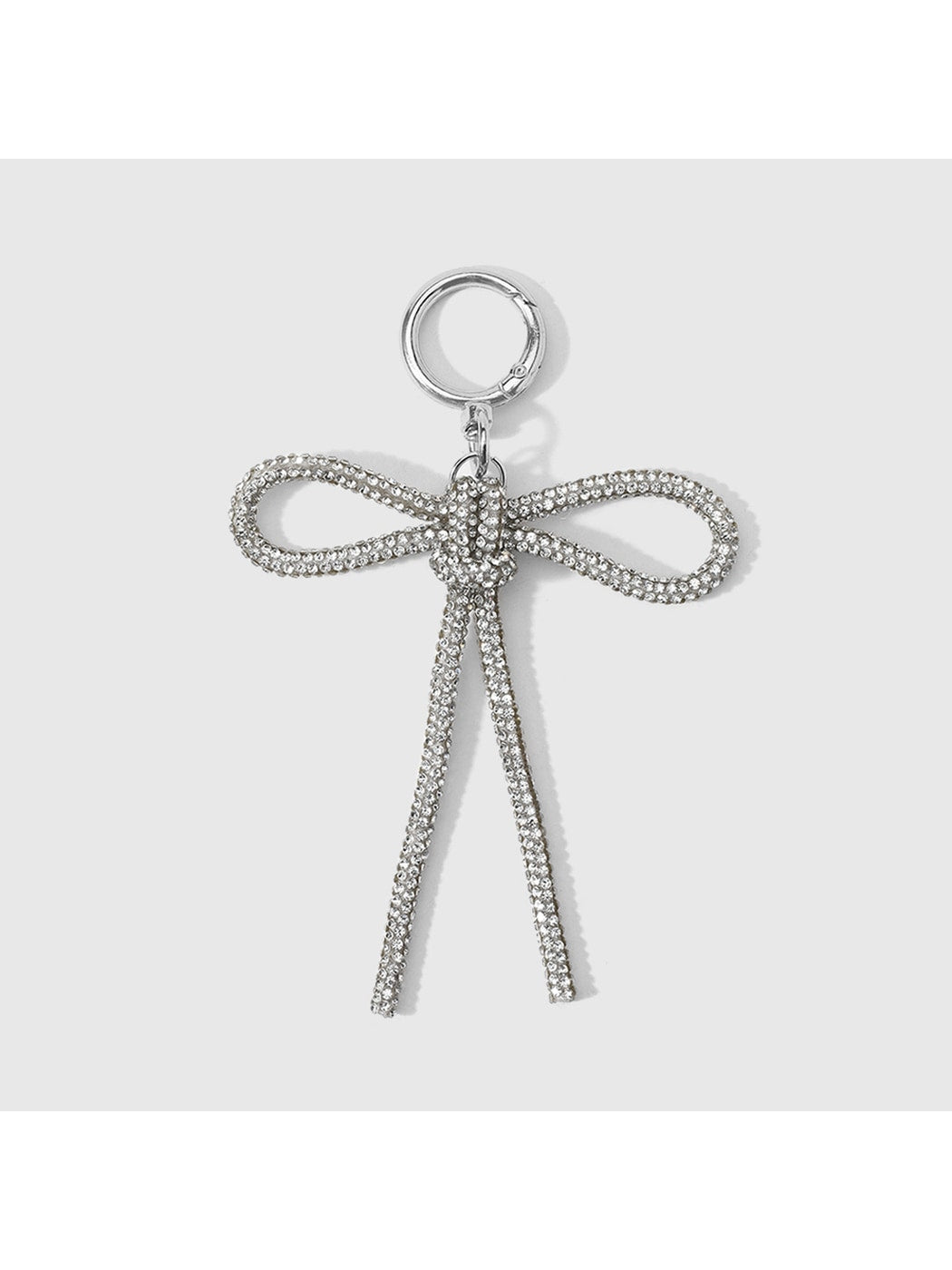Keypus - Y2K Style Rhinestone Bow Bag Charm Keychain