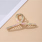 Beau - Elegant Large Cross Design Claw Clip