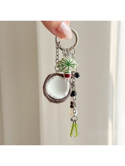 Keypus - Fruit Inspired Coconut Keychain