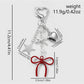 Keypus - Y2K Heart Bow Star Pendant Alloy Keychain
