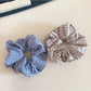 Gifty - Plaid Polyester Fabric Scrunchie