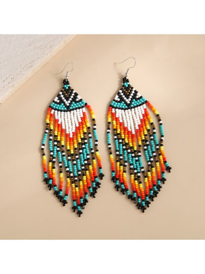 Earedge - Bohemian Ombre Tassel Earrings