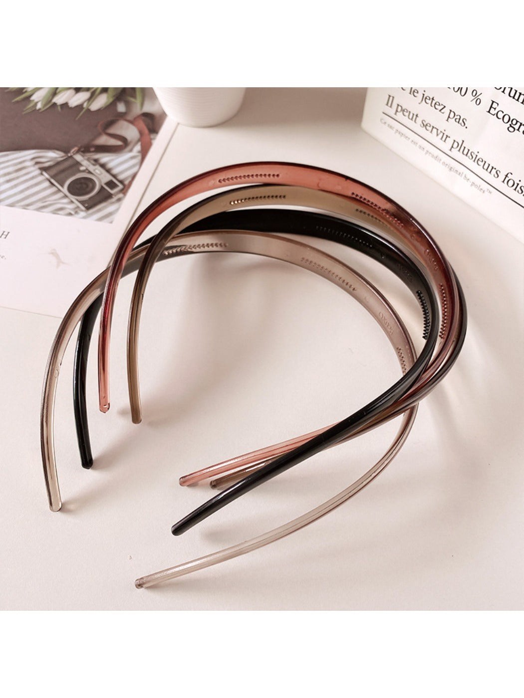 Gifty - Minimalist Transparent Colorful Headband