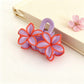 Beau - Double Flower Petal Cutout Claw Hair Clip