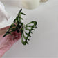 Beau - Green Twill Hair Clip