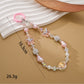 Keypus - Plastic Bead Heart Accent Phone Hanging Charm