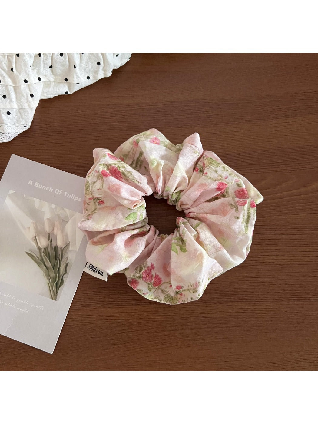 Gifty - Romantic Floral Spiral-Shaped Hair Tie