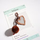 Keypus - Heart Shaped Macaron Keychain