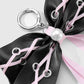 Keypus - Lace Bow Star Charm Decorative Keychain