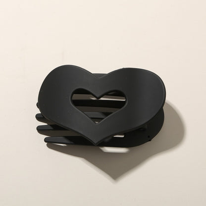 Beau - Heart Cutout Matte Hair Clip