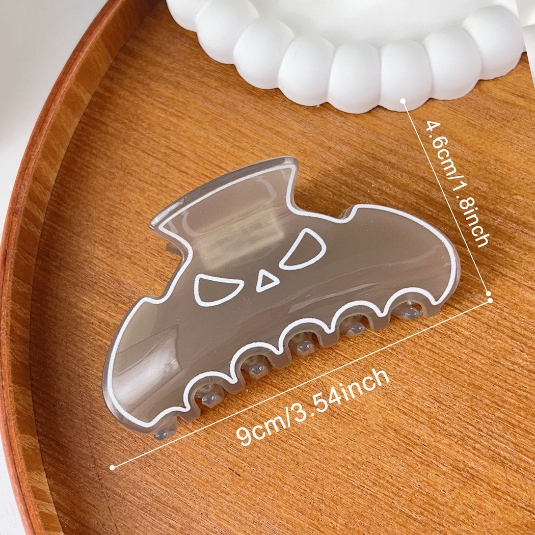 Beau - Halloween Pumpkin Face Claw Clip