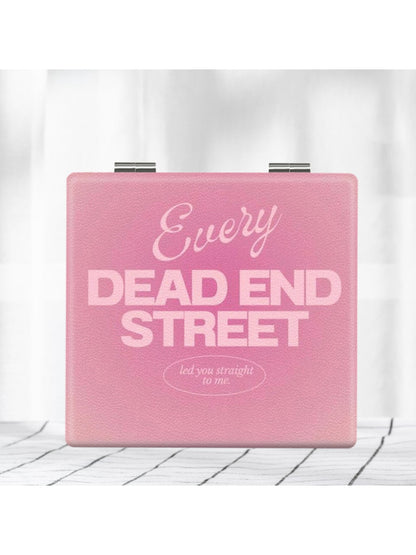Mirroray - Foldable Slogan Print Compact Vanity Mirror