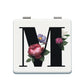 Mirroray - Floral Letter Print Compact Mirror