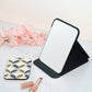 Mirroray - Geometric Double-Sided Print Folding Makeup Mirror