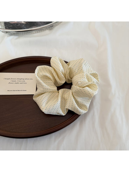 Gifty - Retro Polka Dot Polyester Fabric Scrunchie