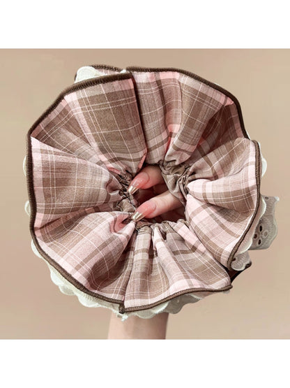 Gifty - Plaid Lace Hair Loop