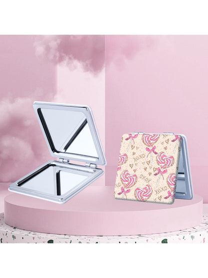 Mirroray - Y2K Pattern Foldable Touch Up Makeup Mirror
