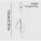 Keypus - Sweet Wing and Beaded Charm Keychain