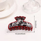Beau - Textured Pattern Curved Claw Clip