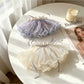 Beau - Pleated Mesh Bow Decorative Spring Hair Clip