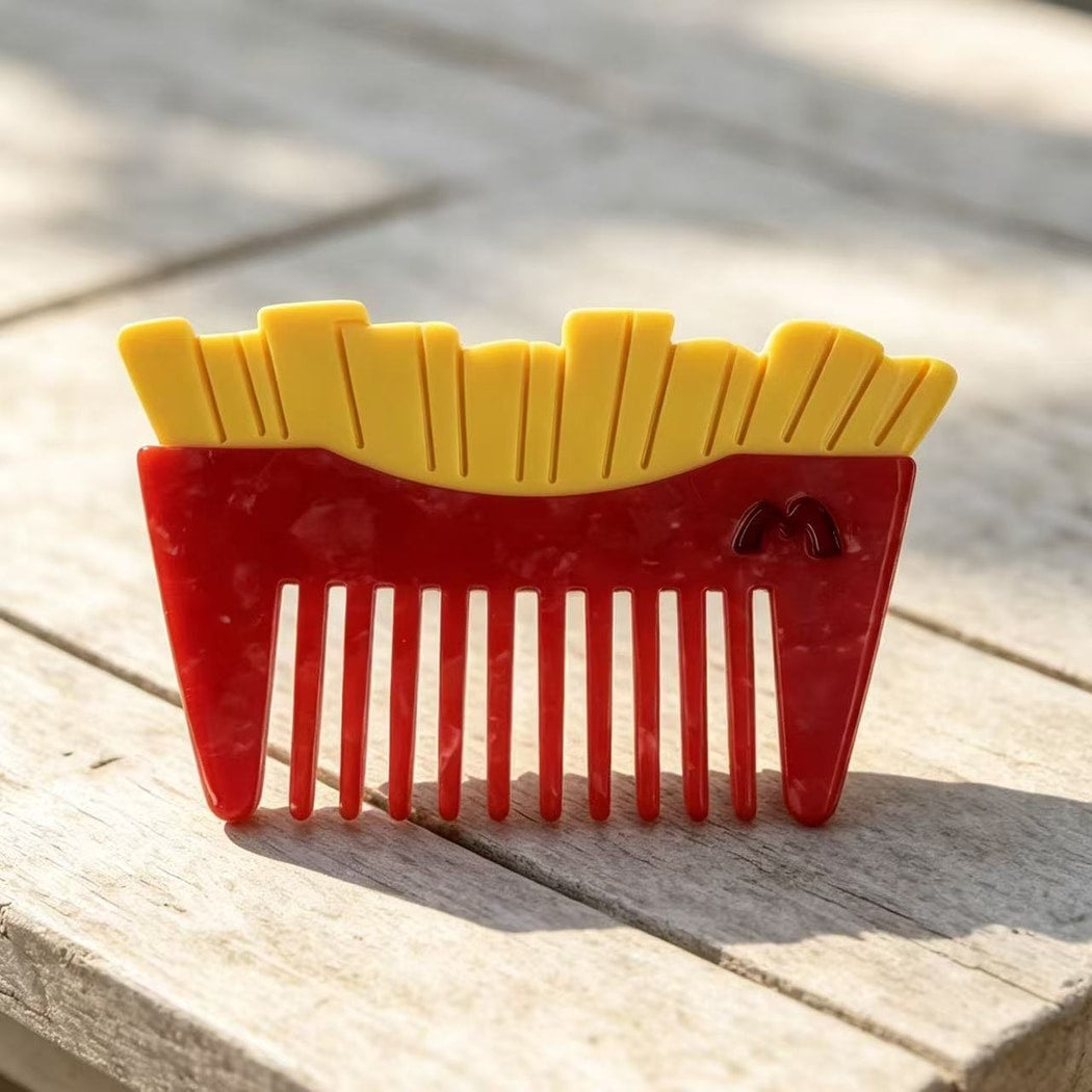 Camerow - Cute Acetate Animal and Food Hair Comb