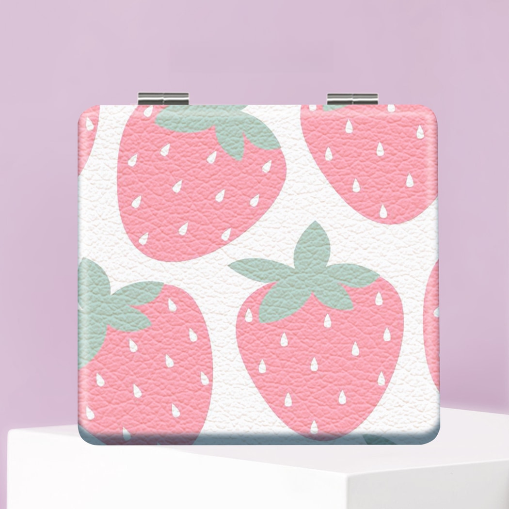 Mirroray - Cherry Print Foldable Pocket Makeup Mirror