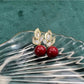 Earedge - Floral Leaf Design Decorative Stud Earrings