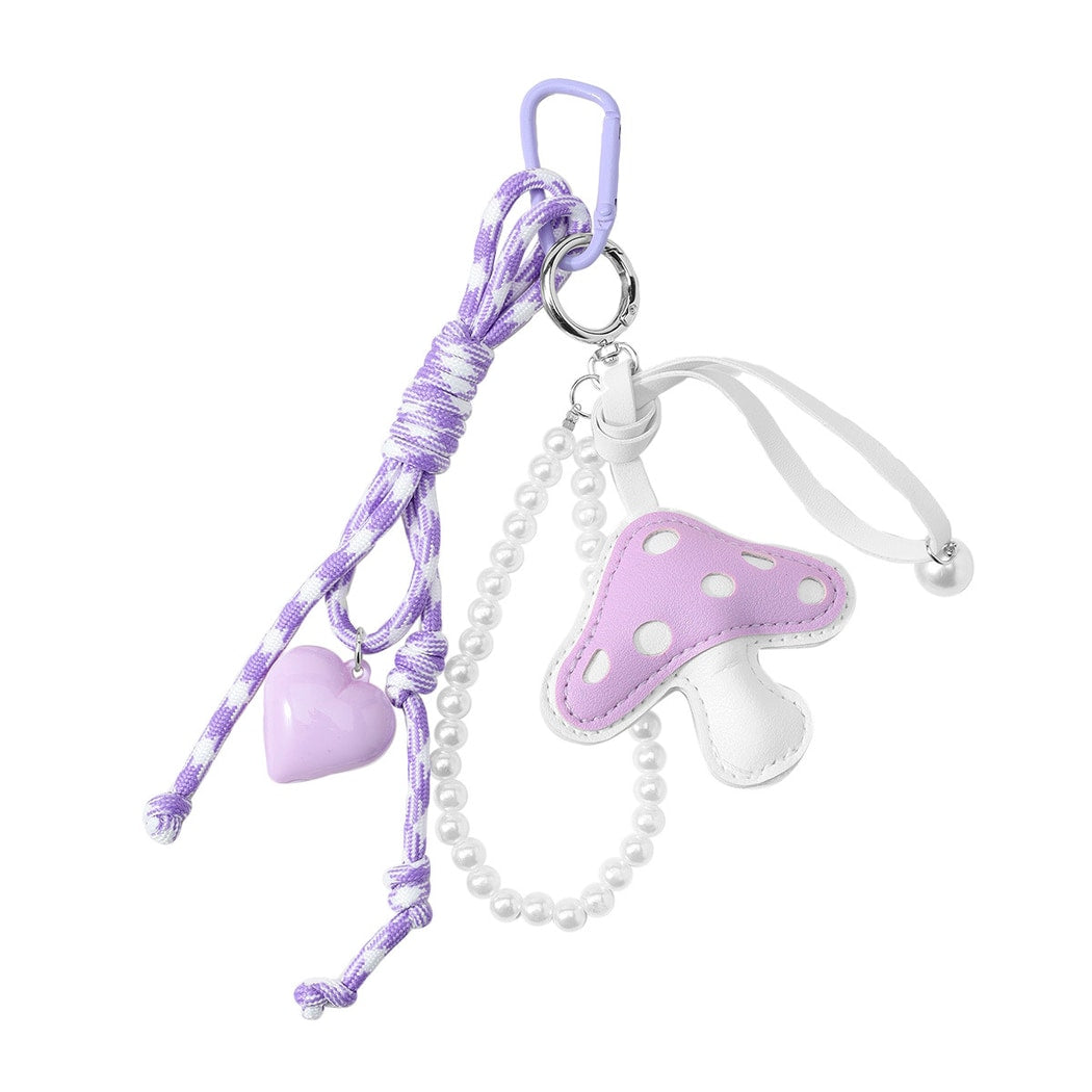 Keypus - Fresh Decorative Mushroom Heart Keychain