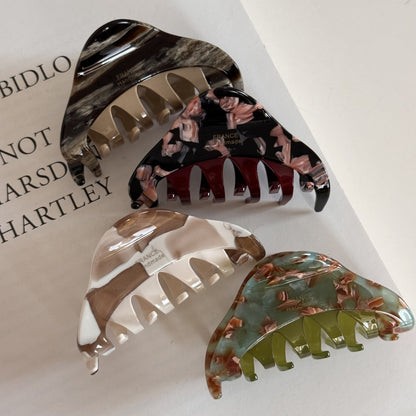 Beau - Fan Shape Updo Hair Claw Clip