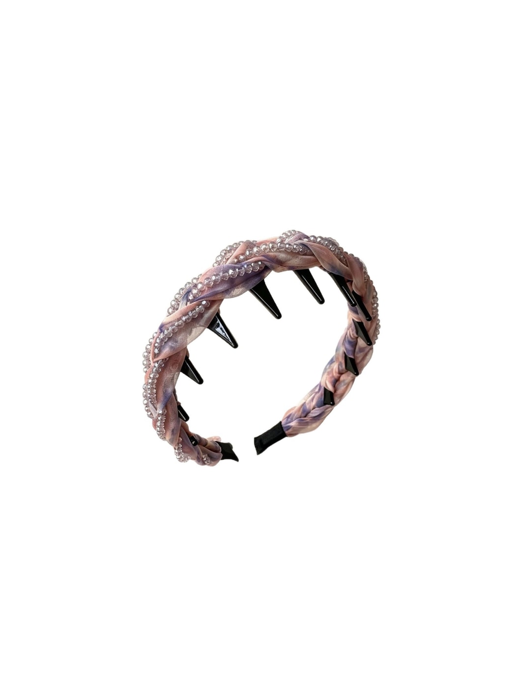 Gifty - Women's Braided Embellished Wide Headband