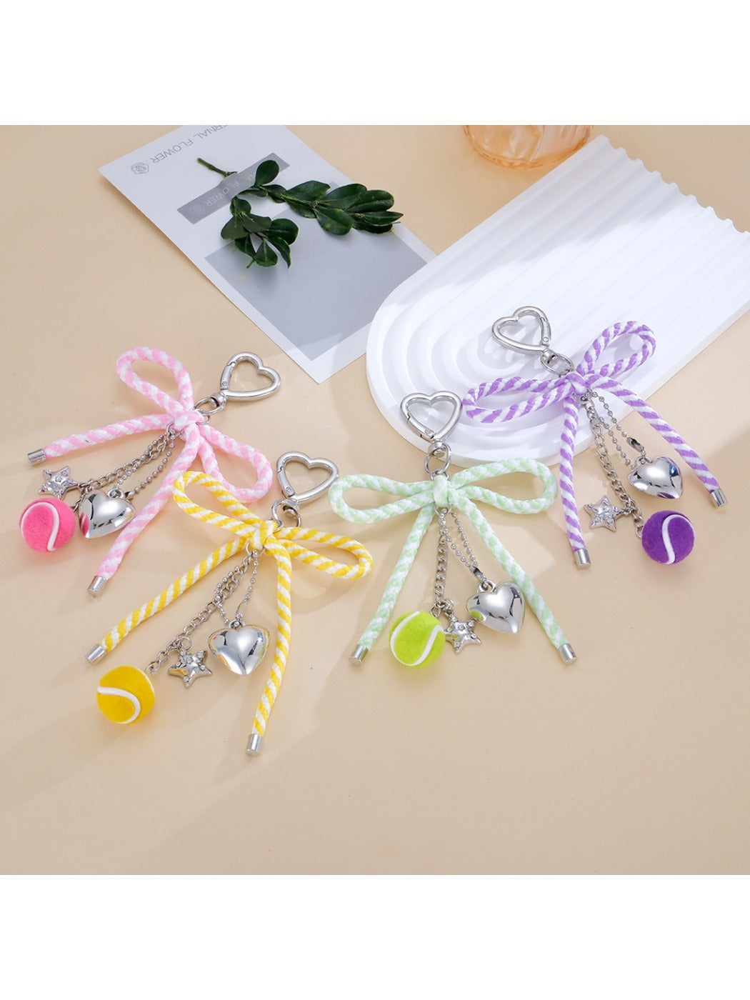 Keypus - Elegant Bow-Shaped Charm Keychain