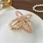 Beau - Sparkling Openwork Butterfly Hair Claw Clip