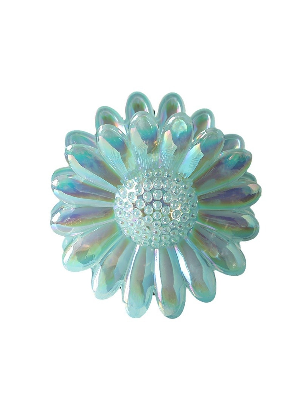Beau - Flower Shaped Decorative Plastic Alloy Claw Clip