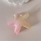 Beau - Sweet Floral Starfish Bow Wave Claw Clip