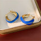 Earedge - Vintage Style Irregular Round Hoop Earrings