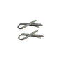 Beau - Cross Design Alloy Duckbill Side Hair Clip