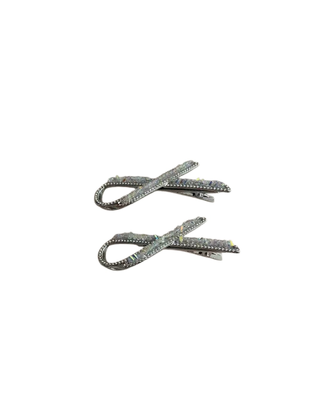 Beau - Cross Design Alloy Duckbill Side Hair Clip