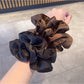 Gifty - Two Tone Crinkled Satin Scrunchie