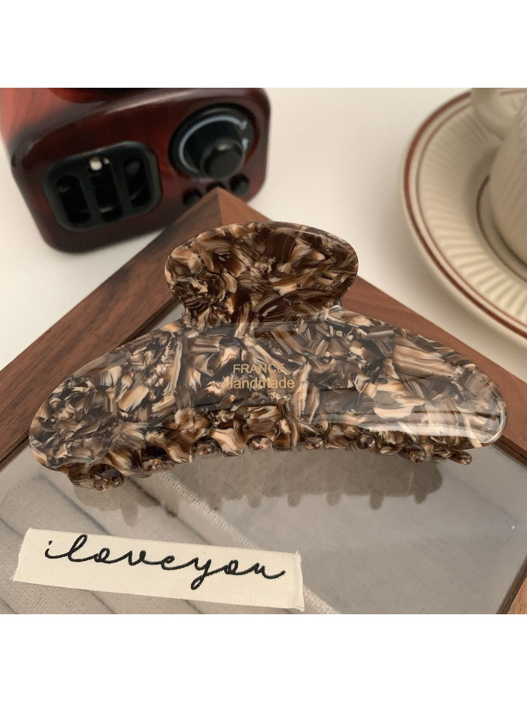 Beau - Lazy Small Floral Pattern Hair Clip