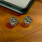 Earedge - Versatile Openwork Quadrilateral Earrings