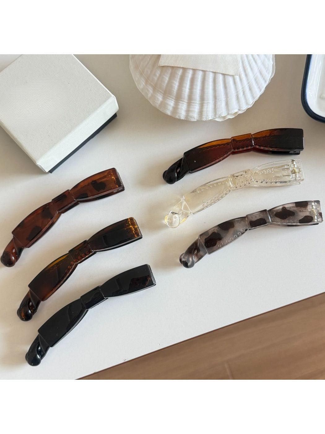 Beau - Elegant Bow Bar-Shaped Hair Clip