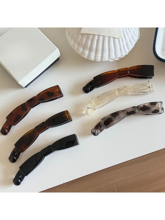 Beau - Elegant Bow Bar-Shaped Hair Clip