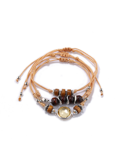 Lovra - Bohemian Beaded Layered Strand Bracelet