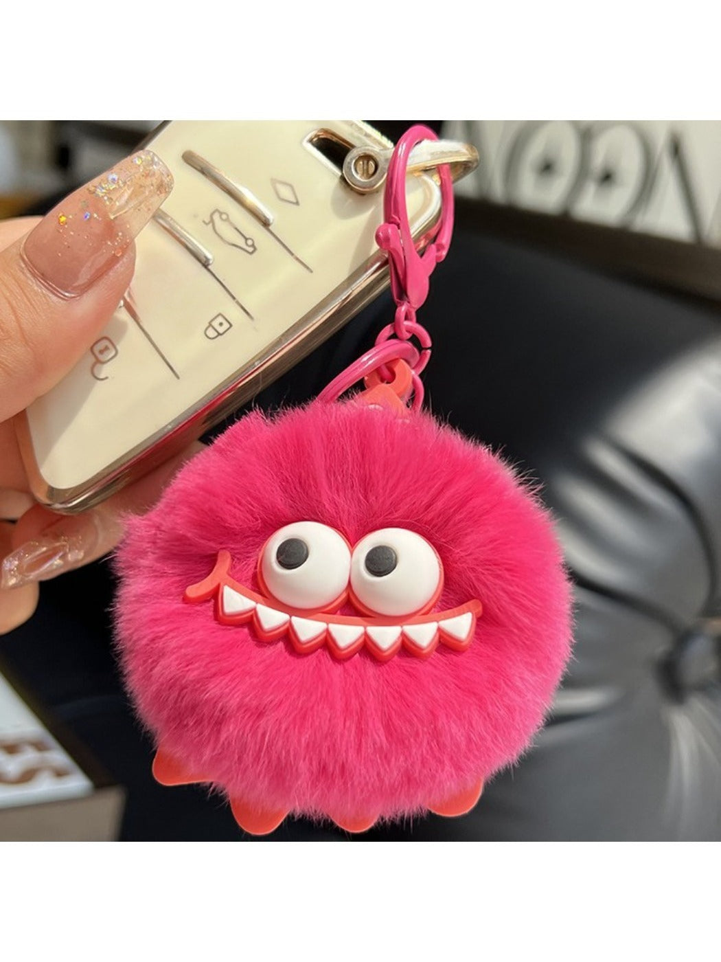 Keypus - Small Coal Ball Doll Keychain