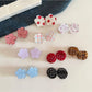 Beau - Floral Plaid and Polka Dot Mini Claw Clip