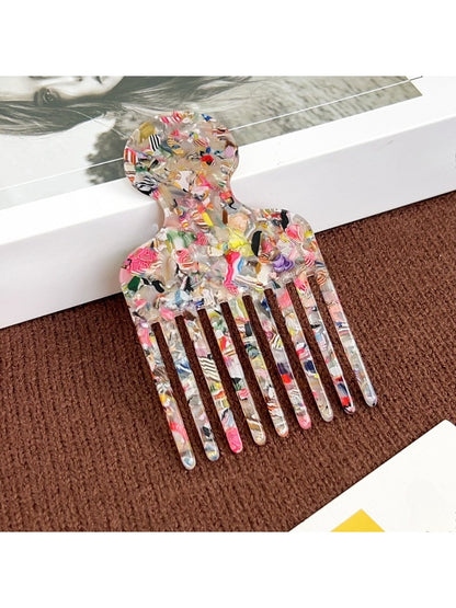 Camerow - Iridescent Geometric Travel Comb